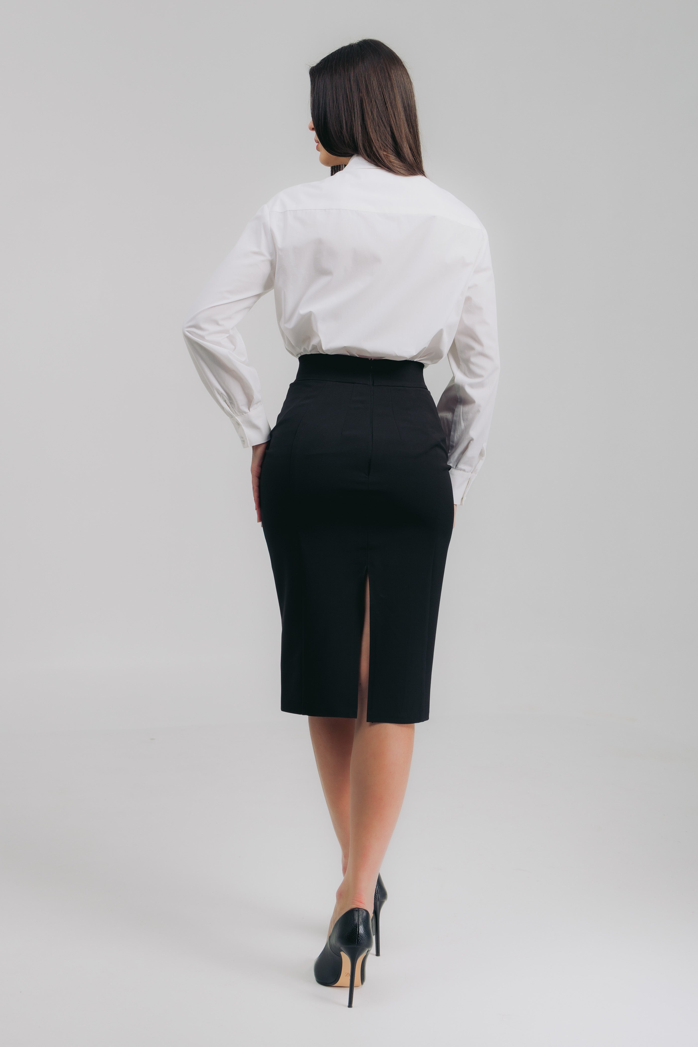 camasa alba de poplin