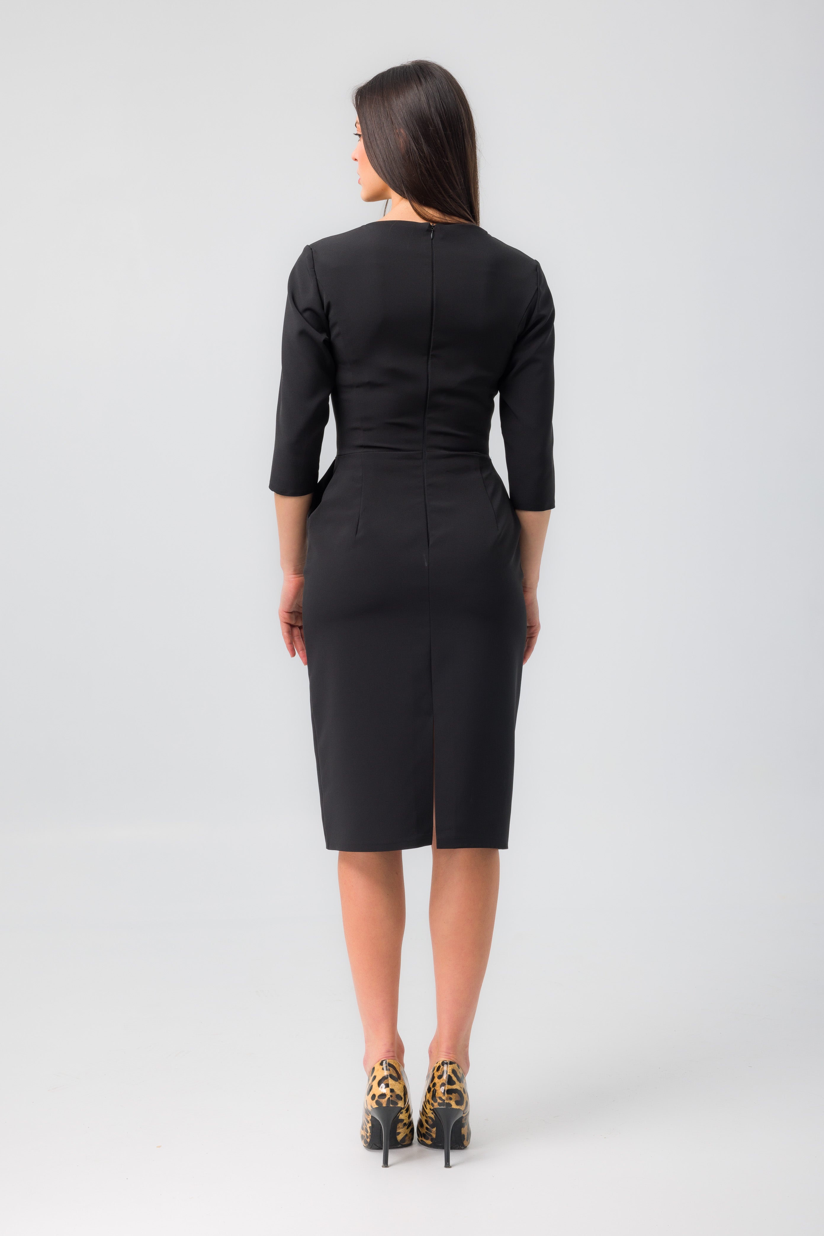 rochie office neagra