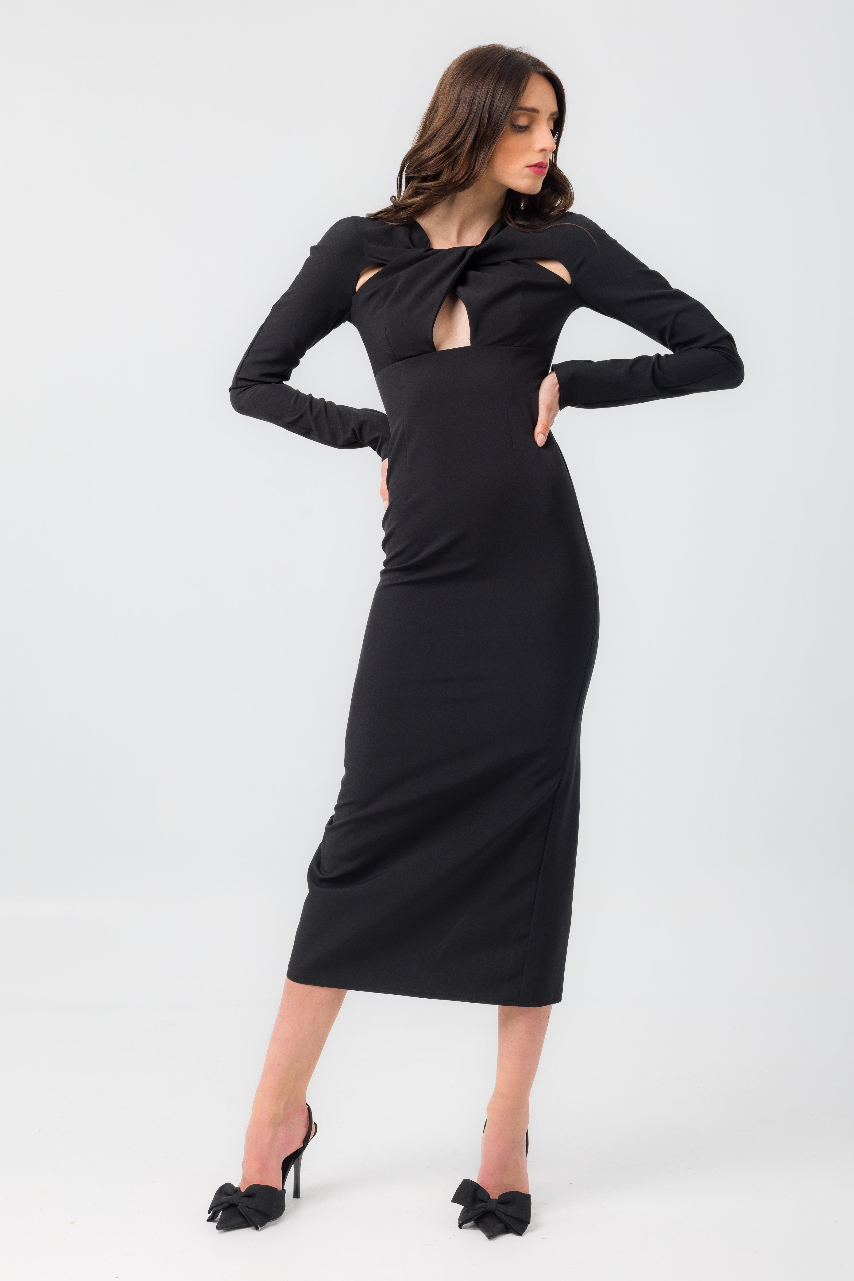 Rochie conica neagra